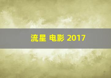 流星 电影 2017